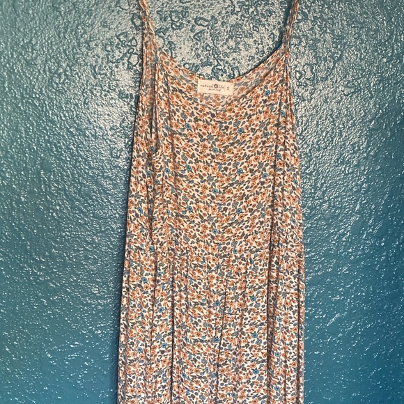 NATURAL LIFE..Floral, adjustable spaghetti-strap jumper with pockets! Sz Small - Picture 9 of 9